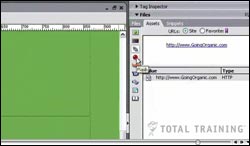 Click to launch the free Dreamweaver video tutorial from Total Training