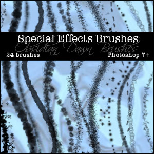 Free Photoshop Brushes  - Aurora Borealis Northern Lights Photoshop Brushes From Stephanie