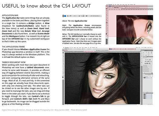 Useful Tips About The New CS4 Layout