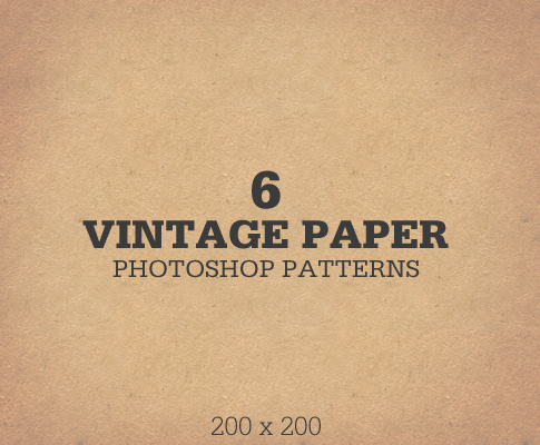 Free Vintage Paper Photoshop Patterns