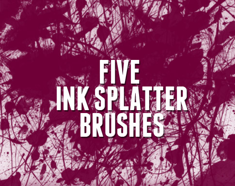 http://www.bittbox.com/freebies/freebie-friday-5-ink-splatter-brushes