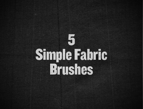 5 Free Fabric Photoshop Brushes