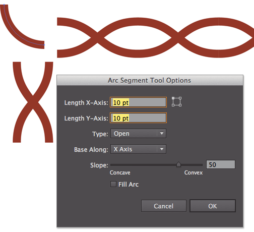 Creating Parts Of A Looping Braid For An Illustrator Pattern Brush