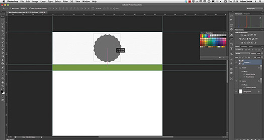 Create A Web Badge Using Vector Shapes Photoshop CS6